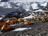 31 Expedition Tents At Mount Everest North Face Advanced Base Camp 6400m In Tibet